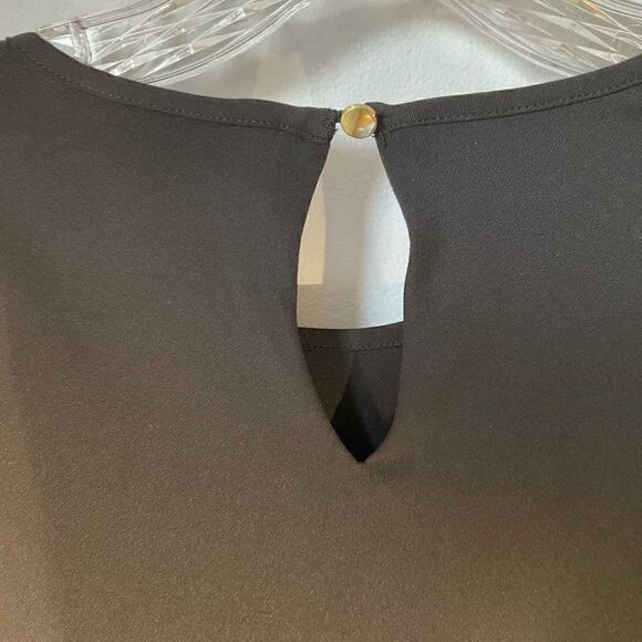 Premise Split Angel Sleeve Blouse, XS, Black - Picture 8 of 15